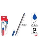 Cienkopis 0.4mm ciemnoniebieski (12szt)