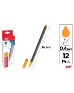 Cienkopis 0.4mm pomarańczowy (12szt)