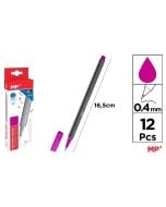 Cienkopis 0.4mm purpurowy (12szt)