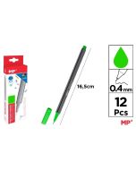 Cienkopis 0.4mm zielone jabłuszko (12szt)