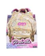 Plecak cekinowy Kotek złoty