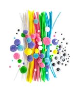 Zestaw kreatywny 130szt pastelowy