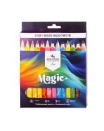 Kredki Magic Trio 12+1 kolorów