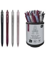 Długopis auto czarny z grip. EASY Academy (36szt)