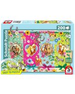 Puzzle PQ 200 Szczęśliwe konie G3