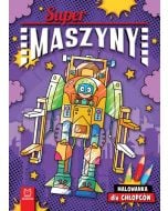 Supermaszyny. Malowanka dla chłopców