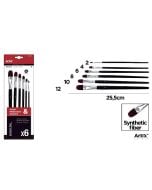 Zestaw profesjonalnych pędzli malarskich 6szt