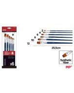 Zestaw profesjonalnych pędzli malarskich 6szt