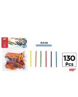 Patyczki drewniane kolorowe 130szt