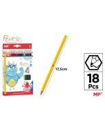 Kredki ołówkowe 18 kolorów
