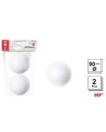 Kulki styropianowe do zdobienia 90mm 2szt