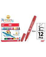 Flamastry Maxi Kids 12 kolorów