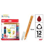 Flamastry brokatowe 12 kolorów