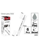 Marker Chromax z 2 końcówk. green grey GG5 (6szt)