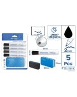 Marker do tablic 4szt z gąbką