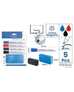 Marker do tablic 4szt z gąbką