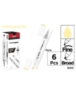 Marker Chromax z 2 końcówk. pastel green 49 (6szt)