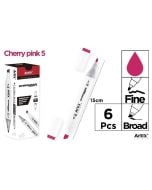 Marker Chromax z 2 końcówk. cherry pink 5 (6szt)