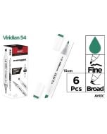 Marker Chromax z 2 końcówk. viridian 54 (6szt)