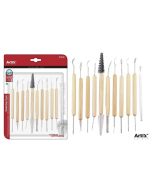 Narzędzia do rzeźbienia 11szt metalowe