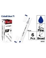Marker Chromax z 2 końcówk. cobalt blue 71 (6szt)
