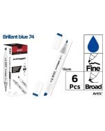 Marker Chromax z 2 końcówk brilliant blue 74 (6szt