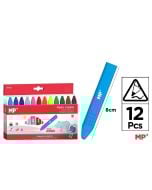 Kredki woskowe trójkątne 12 kolorów