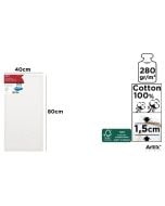 Podobrazie 40x80x1,5cm 280G/m2