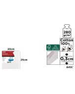 Tablica malarska 20x25x0,3cm 280G/m2