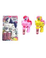 Pistolet do baniek kucyk światło dźwięk MIX