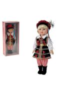 Lalka chłopiec w stroju ludowym 38cm polski dźwięk