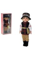 Lalka chłopiec w stroju ludowym 38cm polski dźwięk