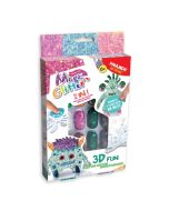 Stwórz swojego stworka 3D Magic Glitter - Stworek