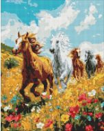 Diamentowa mozaika - Polowa harmonia 40x50cm