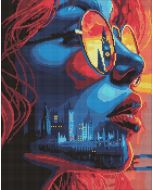 Diamentowa mozaika - Zachód słońca w Londynie