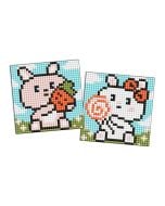 Diamentowa mozaika Kids naklejka - Śliczne.. 9x9cm