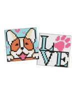 Diamentowa mozaika Kids naklejka - Uroczy.. 9x9cm