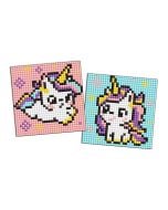 Diamentowa mozaika Kids magnes - Dwa jednorożce