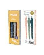 Długopis P1 Lava 3szt niebieski MILAN