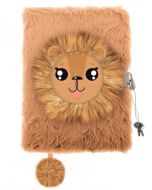 Pamiętnik A5/96K z kłódką 3D Lion
