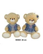 Miś w ubranku 42cm MIX