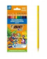 Kredki drewniane Kids Smooth ECO 12szt BIC