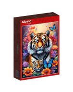 Puzzle 1000 Matczyna miłość- Tygrysy