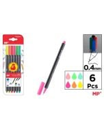 Cienkopis 0.4mm 6 kolorów