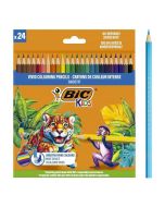 Kredki drewniane Kids Smooth ECO 24szt BIC