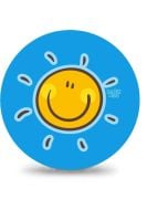 Piłka PVC Sportox Kids 230mm - Słonko