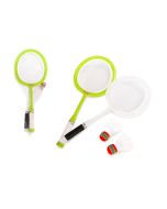 Zestaw rakietek + 2 lotki zielony