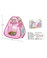 Namiot samorozkładający 77cm + 50 piłek różowy