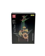 Klocki - słonecznik w doniczce