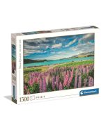 Puzzle 1500 HQ Lupins At Lake Tekapo